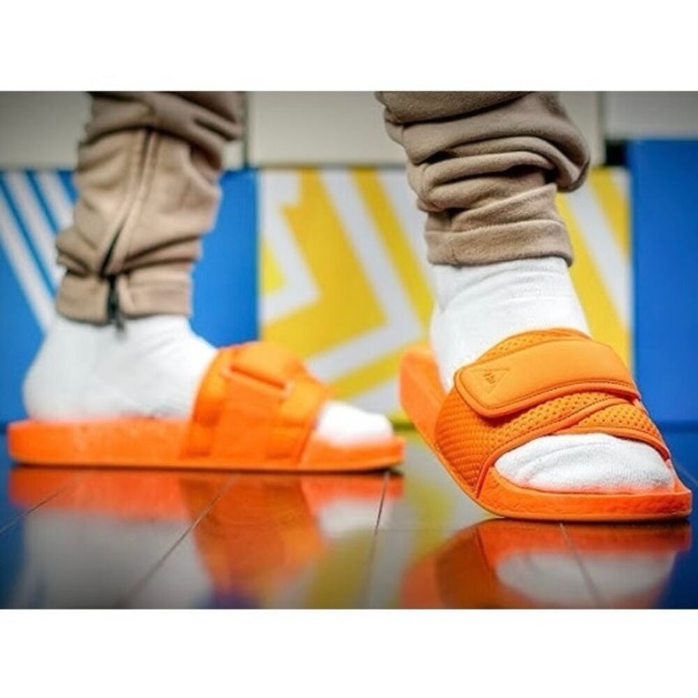 PHARRELL WILLIAMS REIMAGINES ADIDAS‎ ADILETTE BOOST SLIDE HERZOGENAURACH Size 11